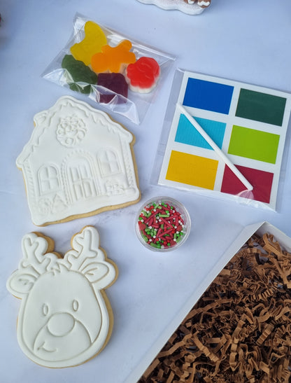 Paint and sprinkle your own cookies - Christmas deluxe pack